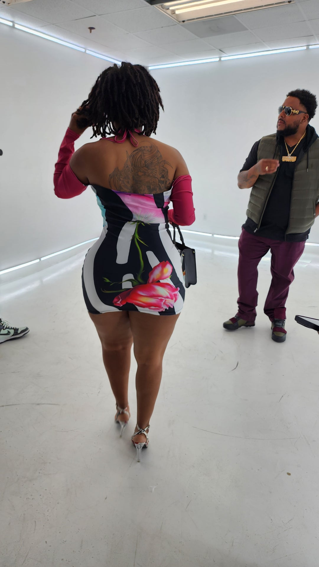 Unstoppable Rose Halter Lace-up Dress - ENE TRENDS -custom designed-personalized- tailored-suits-near me-shirt-clothes-dress-amazon-top-luxury-fashion-men-women-kids-streetwear-IG-best