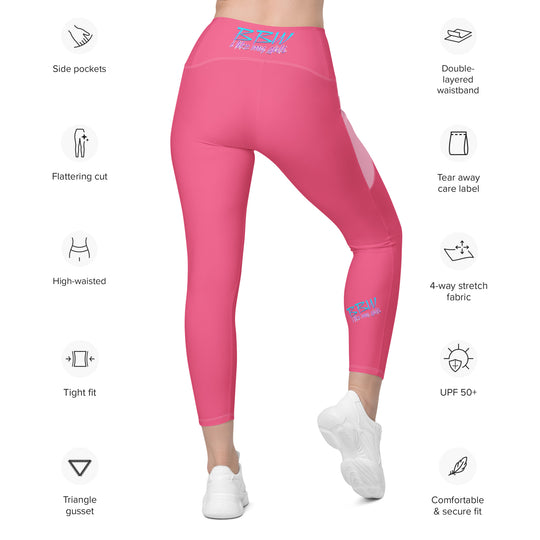 BBW Magenta Leggings with pockets Brian Angel Collection - ENE TRENDS -custom designed-personalized- tailored-suits-near me-shirt-clothes-dress-amazon-top-luxury-fashion-men-women-kids-streetwear-IG-best