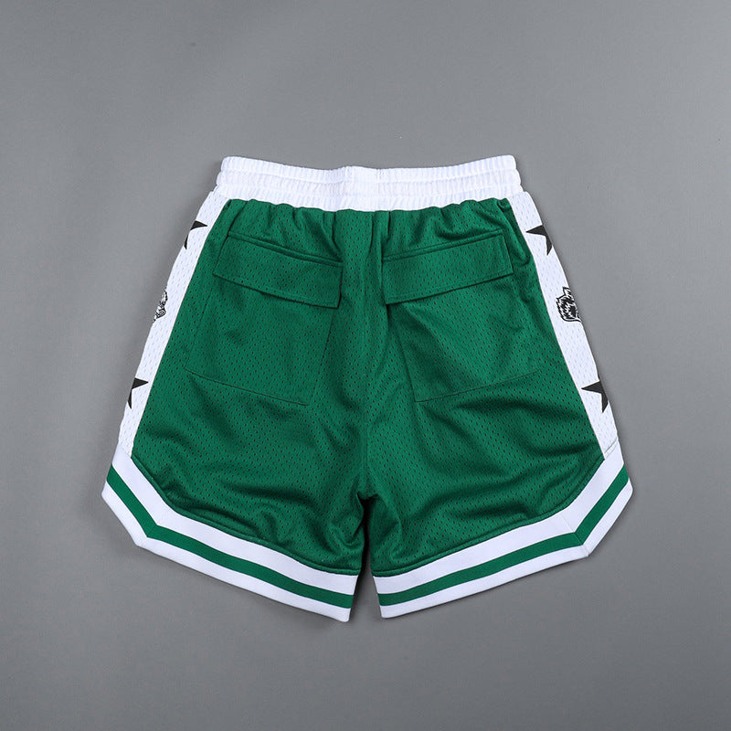 Nba Shorts Boston Celtics Shorts Amazon Michel Men's Loose Plus