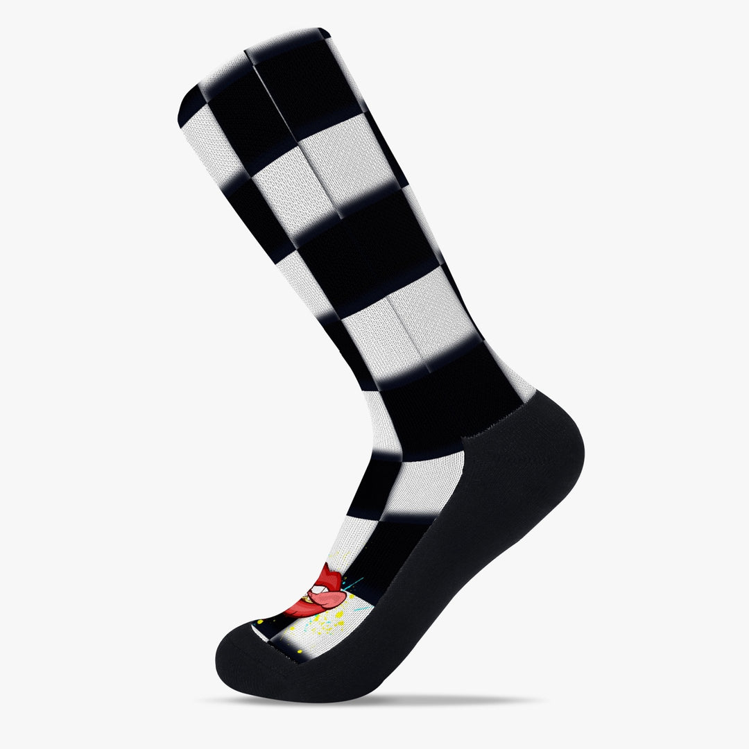 It's Provocative Soft Custom Checkered Socks II
