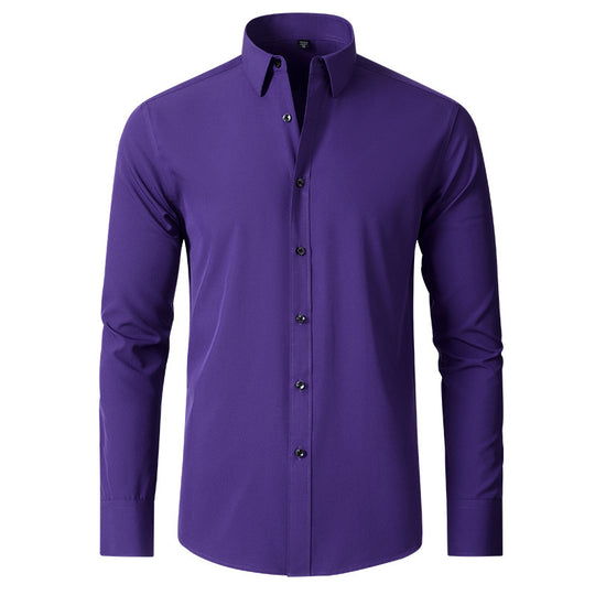 Men's Full Elastic Force Non-ironing Anti-wrinkle Business Shirt