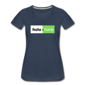 Hulu & Hump double-sided print Women’s Premium Organic T-Shirt (Eco-friendly) - navy