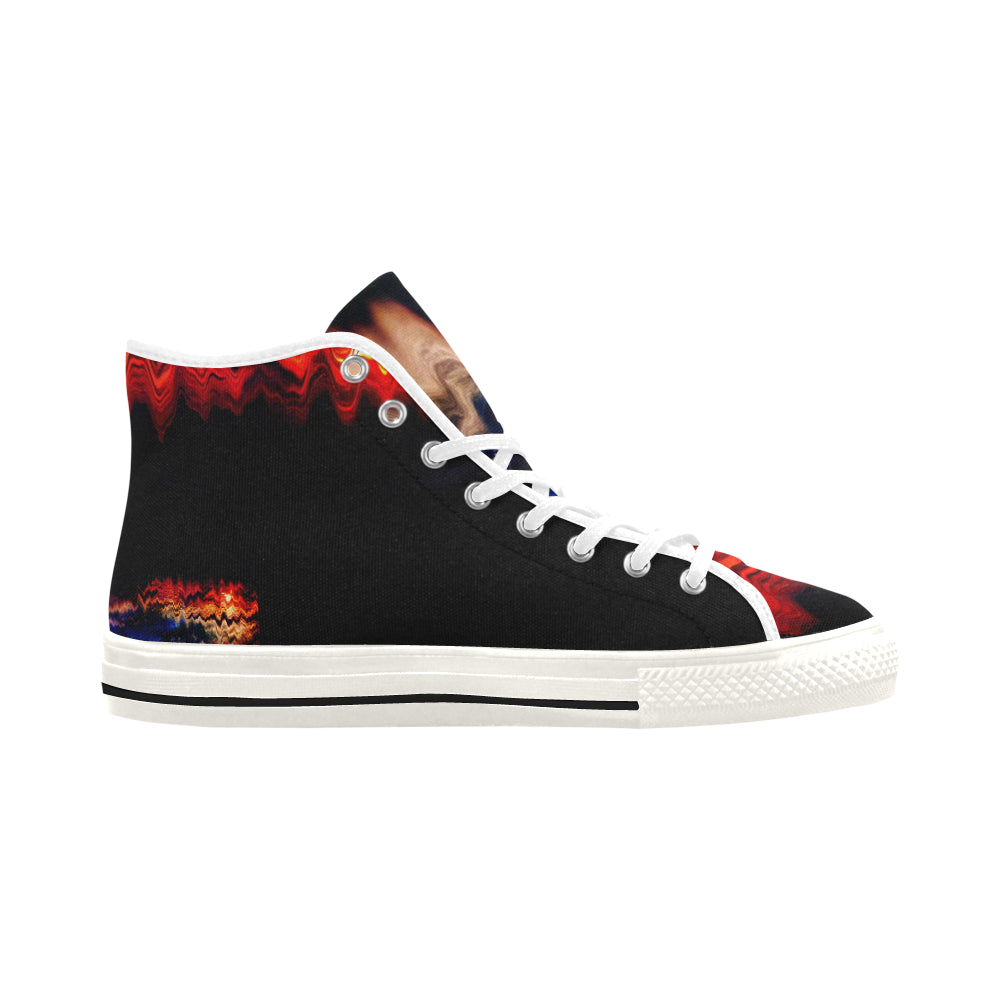 "MELTED SUNSET II" Men's Canvas Sneakers - ENE TRENDS