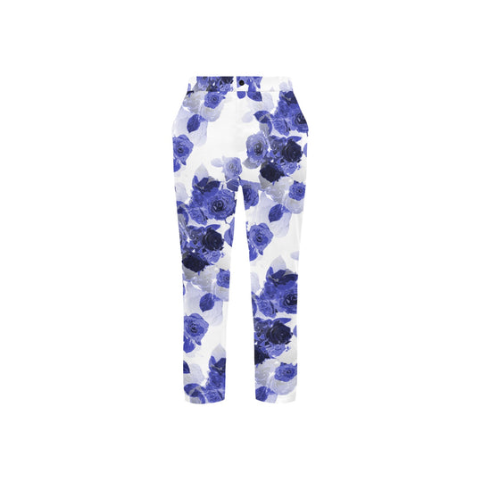 Blue Rose Printed Casual  Men's Trousers - ENE TRENDS -custom designed-personalized- tailored-suits-near me-shirt-clothes-dress-amazon-top-luxury-fashion-men-women-kids-streetwear-IG-best