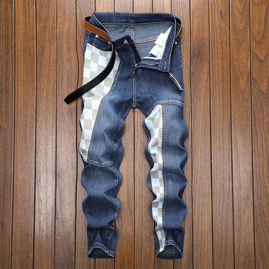 Jackson Men's Split-Design Slim Stretch Denim Jeans - ENE TRENDS -custom designed-personalized-near me-shirt-clothes-dress-amazon-top-luxury-fashion-men-women-kids-streetwear-IG