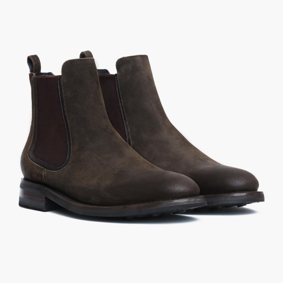 Damien Round Toe High Fashion Chelsea Boots
