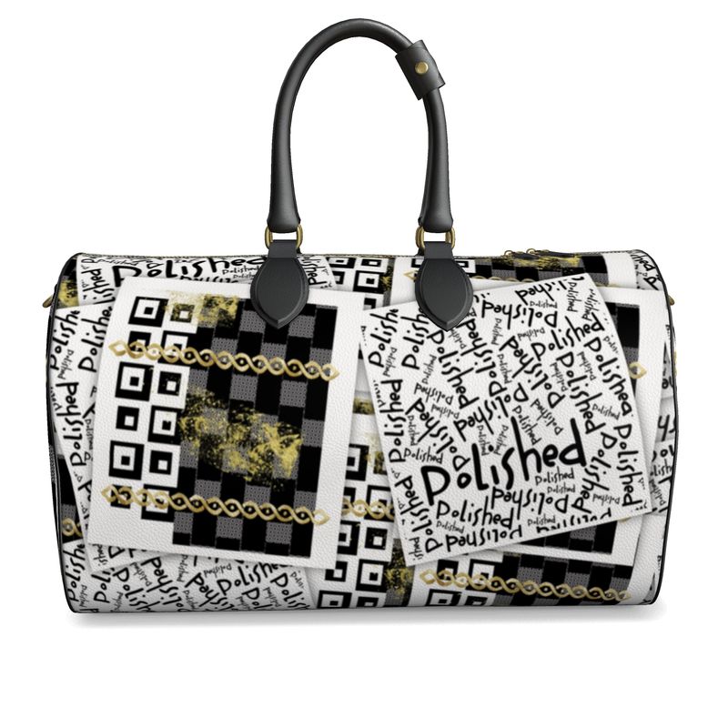 Polished Punteggiato Graffiti Marker Art Luxury Duffle  Bag - ENE TRENDS -custom designed-personalized-near me-shirt-clothes-dress-amazon-top-luxury-fashion-men-women-kids-streetwear-IG