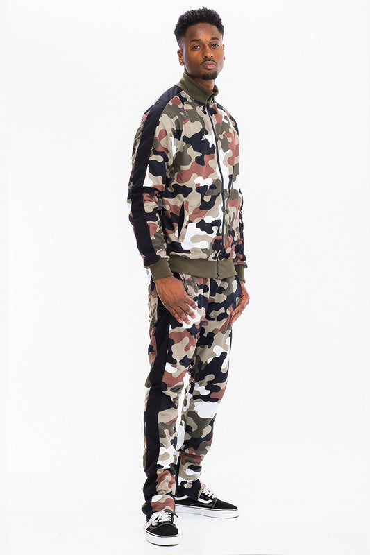 Mens FULL CAMO WITH STRIPE TRACK BOTTOM PANTS - ENE TRENDS -custom designed-personalized- tailored-suits-near me-shirt-clothes-dress-amazon-top-luxury-fashion-men-women-kids-streetwear-IG-best