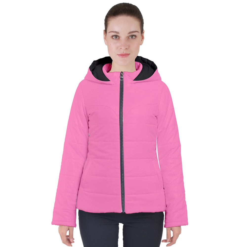 Photos in NYC, Pink puffer coat vest jacket, trending now Rhianna pregnancy