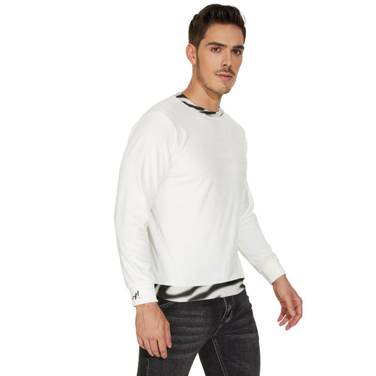 AM Zebra Collar Printed Men's Fleece Sweatshirt - ENE TRENDS -custom designed-personalized-near me-shirt-clothes-dress-amazon-top-luxury-fashion-men-women-kids-streetwear-IG-best