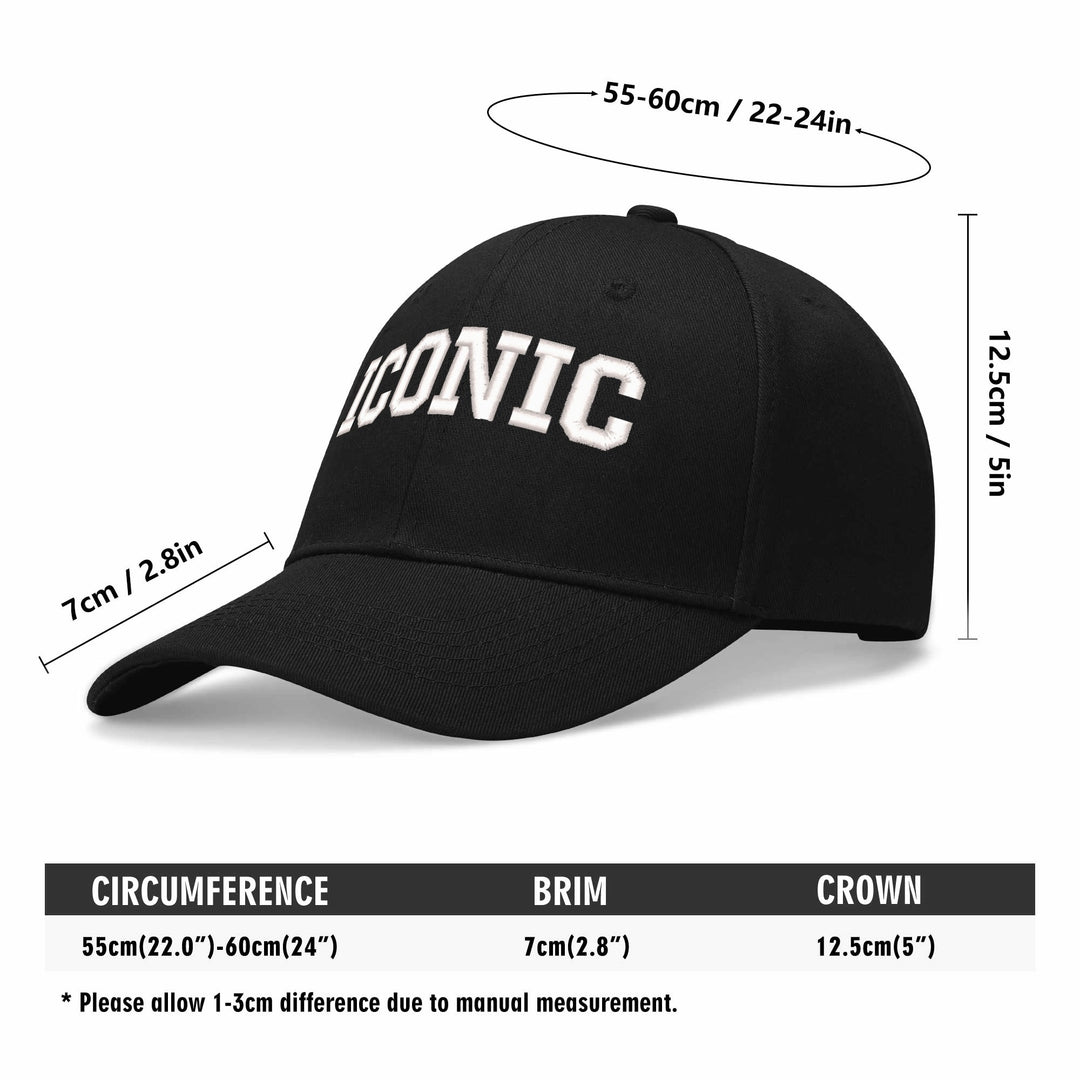 ICONIC Embroidered Snapback Baseball Caps - ENE TRENDS -custom designed-personalized-near me-shirt-clothes-dress-amazon-top-luxury-fashion-men-women-kids-streetwear-IG