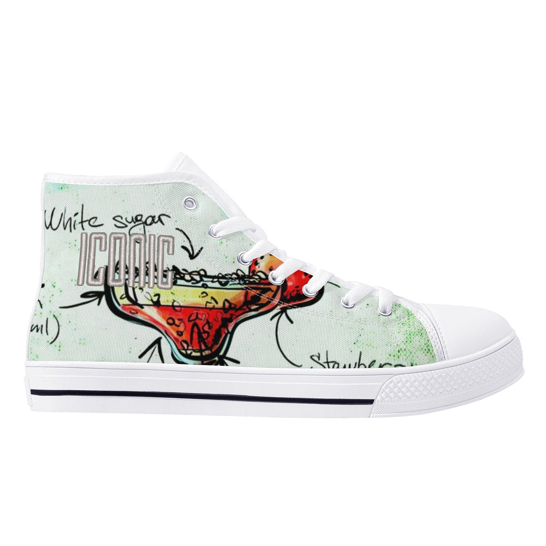 ICONIC Embroidered Men's Daiquiri High Top Printed Canvas Shoes - ENE TRENDS -custom designed-personalized-near me-shirt-clothes-dress-amazon-top-luxury-fashion-men-women-kids-streetwear-IG