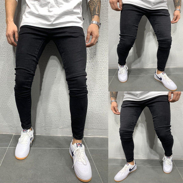 Men's Black Casual Stretch Jeans - ENE TRENDS -custom designed-personalized-near me-shirt-clothes-dress-amazon-top-luxury-fashion-men-women-kids-streetwear-IG-best