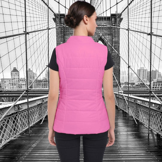 Off The Grid Trendy Women's Pink Puffer Vest - ENE TRENDS -custom designed-personalized-near me-shirt-clothes-dress-amazon-top-luxury-fashion-men-women-kids-streetwear-IG