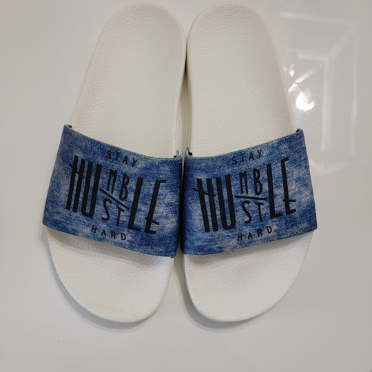 Stay Humble Hustle Hard Exclusive Slide Sandals - ENE TRENDS -custom designed-personalized-near me-shirt-clothes-dress-amazon-top-luxury-fashion-men-women-kids-streetwear-IG
