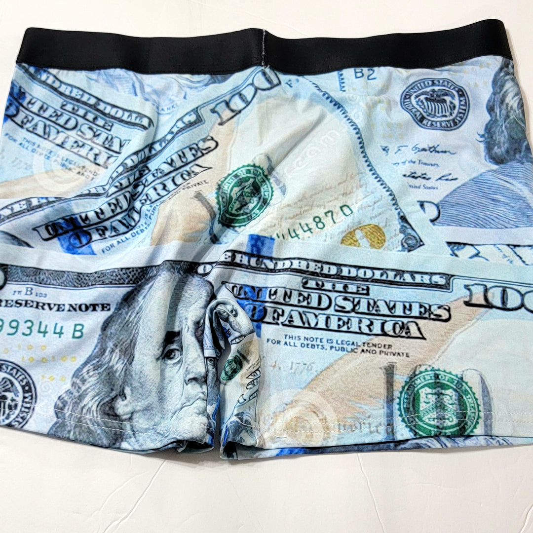money underwear print design