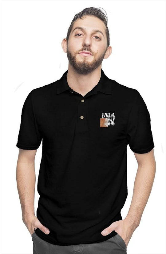 Network Z Black Polo - P.Diddy-fashion-Kanye-mentor-dad-swagg