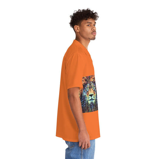 Special 001 Orange Men's Hawaiian Shirt - ENE TRENDS -custom designed-personalized-near me-shirt-clothes-dress-amazon-top-luxury-fashion-men-women-kids-streetwear-IG