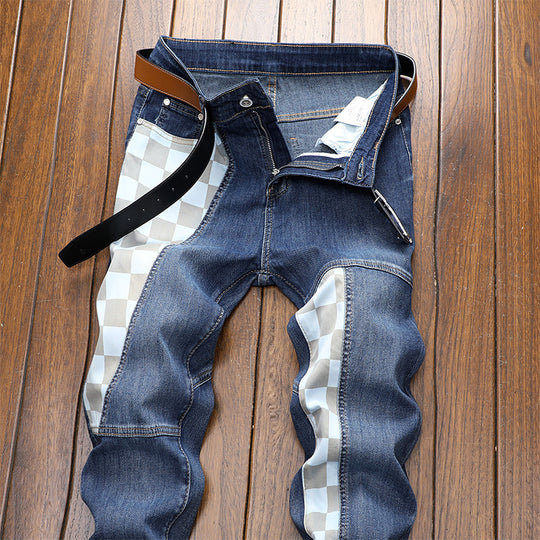 Jackson Men's Split-Design Slim Stretch Denim Jeans - ENE TRENDS -custom designed-personalized-near me-shirt-clothes-dress-amazon-top-luxury-fashion-men-women-kids-streetwear-IG