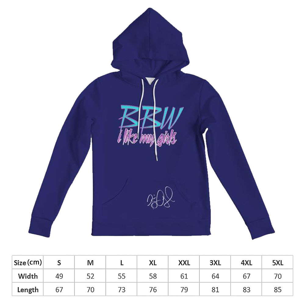 Brian Angel Autographed Limited Edition BBW BA-Blue Hoodie with Pockets (MADE TO ORDER) - ENE TRENDS -custom designed-personalized-near me-shirt-clothes-dress-amazon-top-luxury-fashion-men-women-kids-streetwear-IG