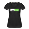 Hulu & Hump double-sided print Women’s Premium Organic T-Shirt (Eco-friendly) - black