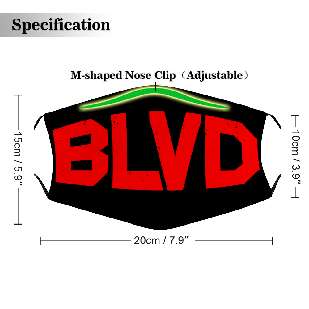 BLVD 3 Customized Face Cover Without Filter for Adult - ENE TRENDS -custom designed-personalized-near me-shirt-clothes-dress-amazon-top-luxury-fashion-men-women-kids-streetwear-IG