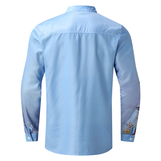 Hemp Blend Men's Long-sleeved Casual Printed Shirt - ENE TRENDS -custom designed-personalized-near me-shirt-clothes-dress-amazon-top-luxury-fashion-men-women-kids-streetwear-IG