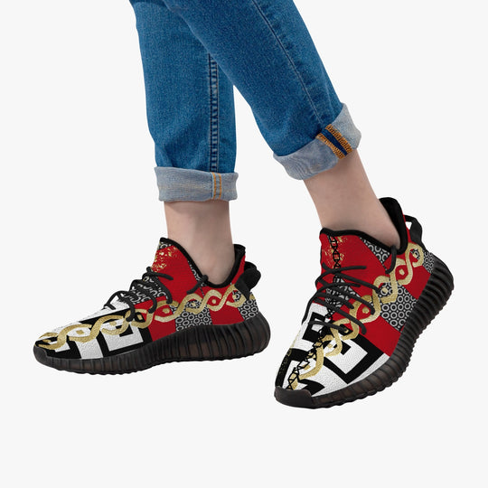 Polished Punteggiato Trendy Mesh Knit Sneakers - Black - ENE TRENDS -custom designed-personalized-near me-shirt-clothes-dress-amazon-top-luxury-fashion-men-women-kids-streetwear-IG