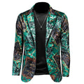 male blazer suit jacket men slim fit, green, gold, pattern, velour_ orange, velvet, _ene trends