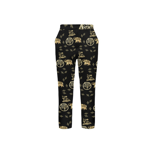 Lucky GOLD ELEMENTS Black Men's Printed Casual Trousers - ENE TRENDS -custom designed-personalized- tailored-suits-near me-shirt-clothes-dress-amazon-top-luxury-fashion-men-women-kids-streetwear-IG-best