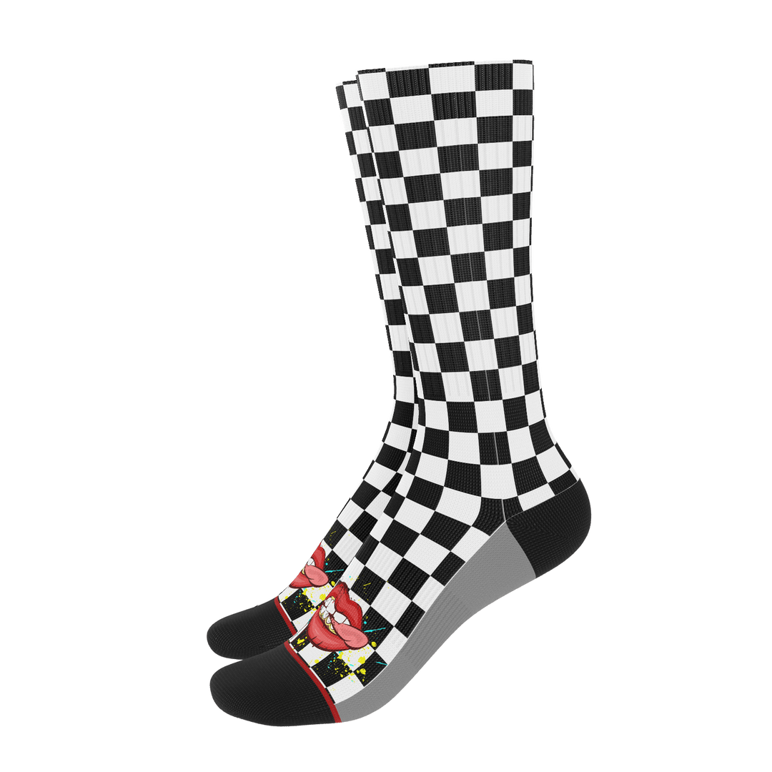 It's Provocative Soft Custom Checkered Socks - ENE TRENDS -custom designed-personalized-near me-shirt-clothes-dress-amazon-top-luxury-fashion-men-women-kids-streetwear-IG