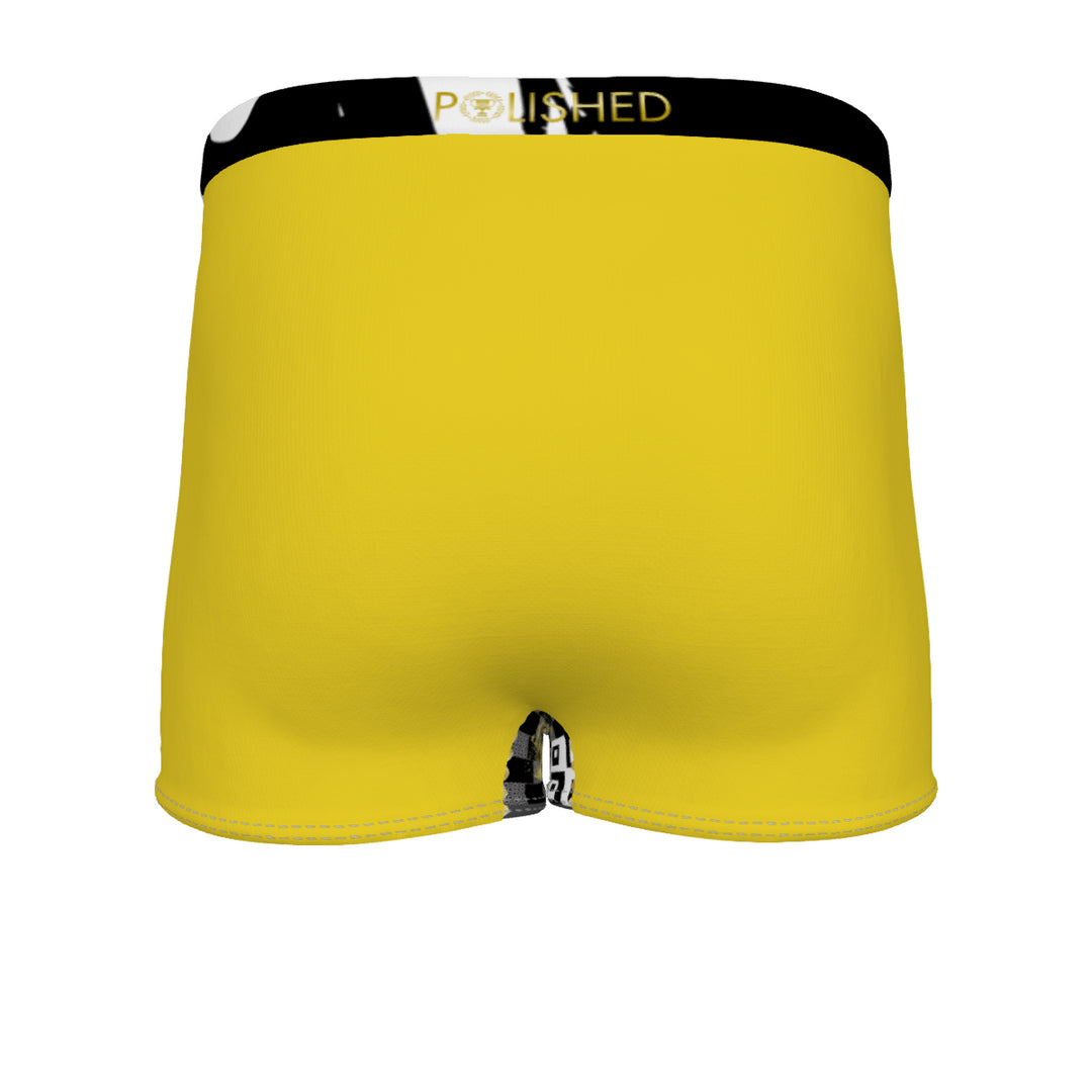 Polished Punteggiato Yellow Men's Boxer Briefs