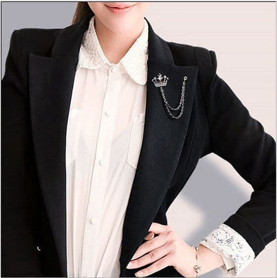 Retro Crystal Corsage Pin Tassel Chain Suit Jacket Brooch Pin for Men - ENE TRENDS -custom designed-personalized-near me-shirt-clothes-dress-amazon-top-luxury-fashion-men-women-kids-streetwear-IG-best