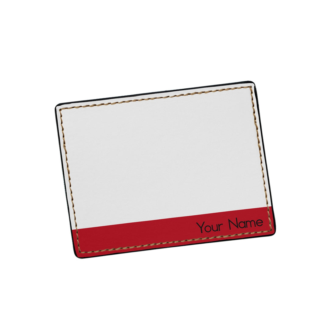 Red Line Card Holder - Personalized Name - ENE TRENDS -custom designed-personalized-near me-shirt-clothes-dress-amazon-top-luxury-fashion-men-women-kids-streetwear-IG-best