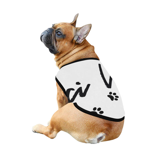 Pucci Vuitton Logo White All Over Printed Pet Tank Top - ENE TRENDS -custom designed-personalized-near me-shirt-clothes-dress-amazon-top-luxury-fashion-men-women-kids-streetwear-IG