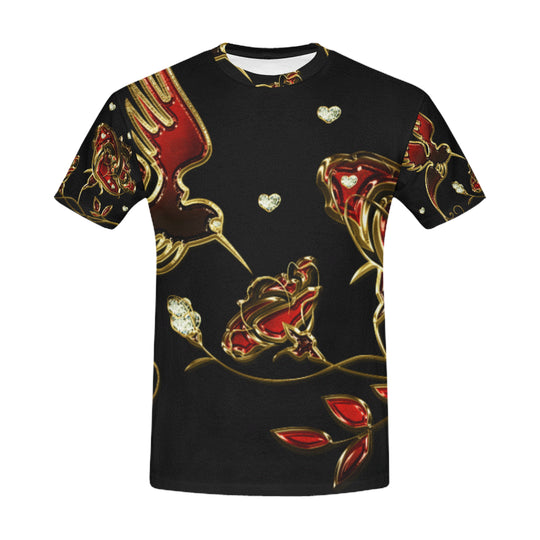 HUMMINGBIRD Black Art Manifested T-shirt - ENE TRENDS