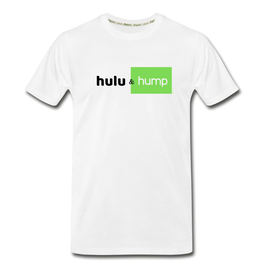 Hulu & Hump double-sided print Men’s Premium Organic T-Shirt (Eco-friendly) - white