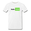 Hulu & Hump double-sided print Men’s Premium Organic T-Shirt (Eco-friendly) - white