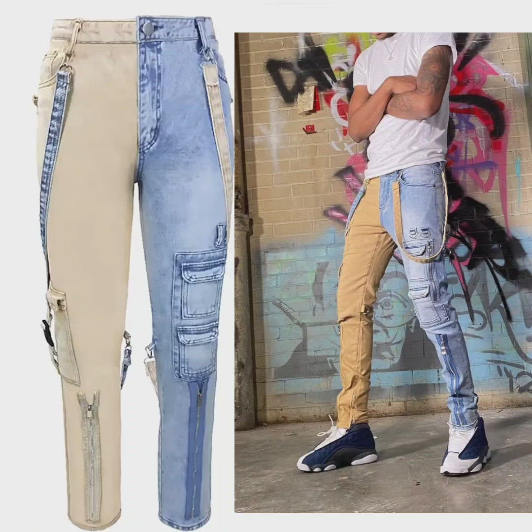 Mode' Men's Trendy Brand Slim Straight-leg Jeans