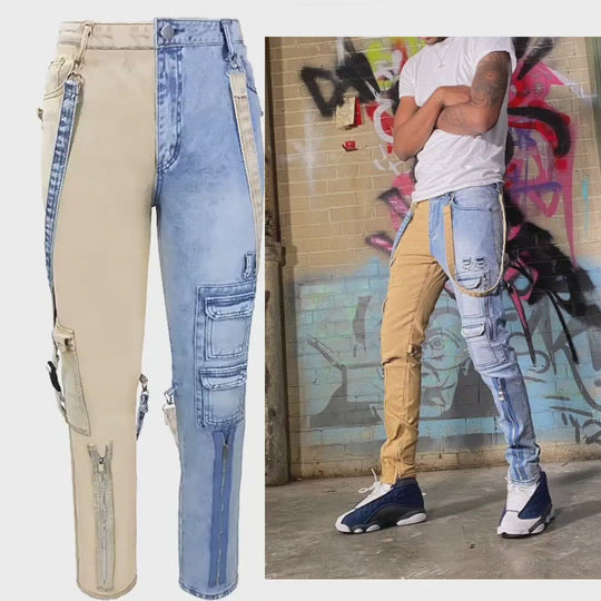 Mode' Men's Trendy Brand Slim Straight-leg Jeans