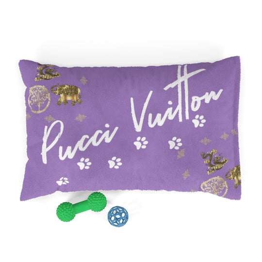 Pucci Vuitton 3 Lucky Elements Purple Pet Bed - ENE TRENDS -custom designed-personalized-near me-shirt-clothes-dress-amazon-top-luxury-fashion-men-women-kids-streetwear-IG