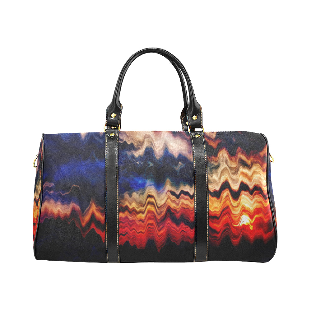 Melted Sunset New Waterproof Travel Bag/Small (Model 1639) - ENE TRENDS