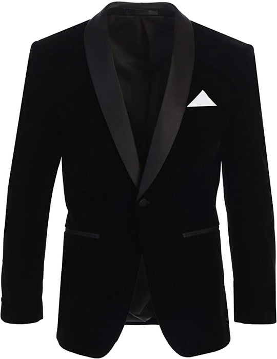 True Kings Men's Premium Slim Fit Shawl Lapel Velvet Jacket-Multi Colors - ENE TRENDS -custom designed-personalized-near me-shirt-clothes-dress-amazon-top-luxury-fashion-men-women-kids-streetwear-IG