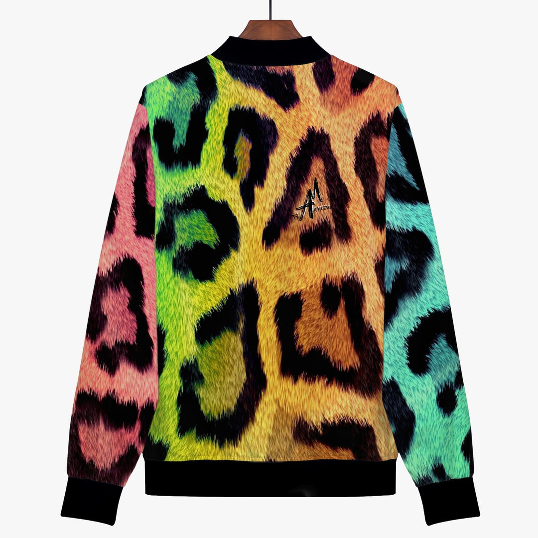 Rainbow Leopard Trending Women’s Jacket (Handmade) - ENE TRENDS -custom designed-personalized-near me-shirt-clothes-dress-amazon-top-luxury-fashion-men-women-kids-streetwear-IG