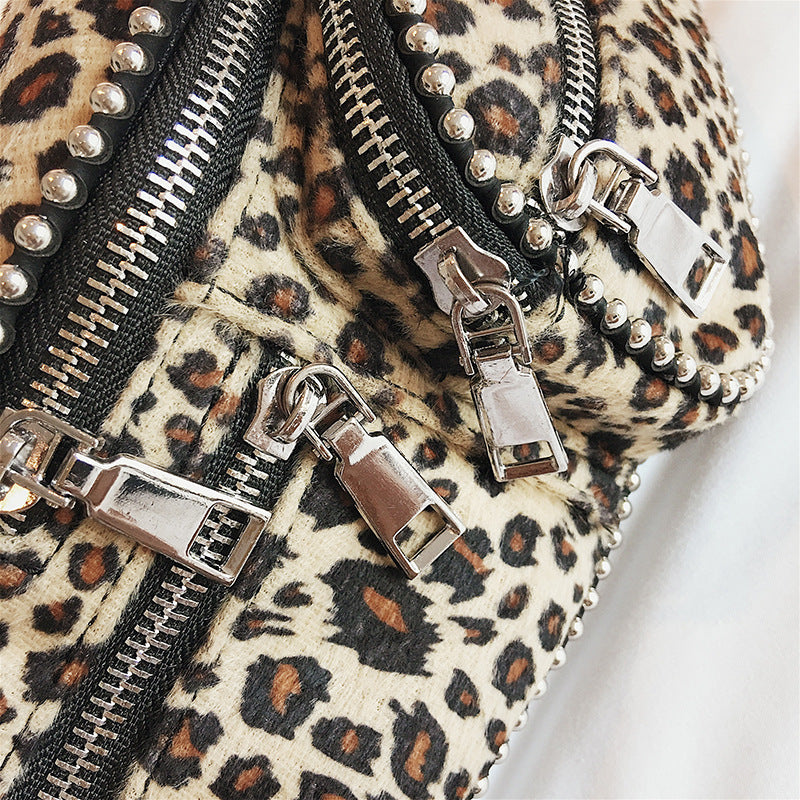 Upcycled LV 2 in 1 shoulder Leopard braided chain shoulder Bag & Cross –  Anagails