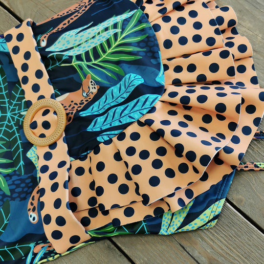 Leopard Print Asymmetrical Ruffle One-piece Swimsuit - ENE TRENDS -custom designed-personalized- tailored-suits-near me-shirt-clothes-dress-amazon-top-luxury-fashion-men-women-kids-streetwear-IG-best