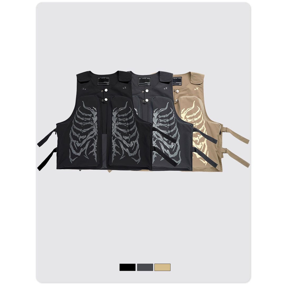 Functional Vest Streetwear Sleeveless Jacket - ENE TRENDS -custom designed-personalized-near me-shirt-clothes-dress-amazon-top-luxury-fashion-men-women-kids-streetwear-IG