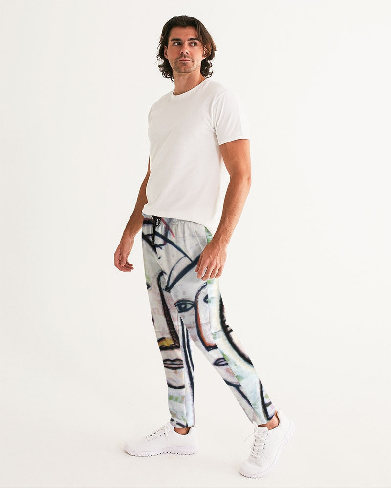 Abstract Gemini Men's Joggers - ENE TRENDS -custom designed-personalized-near me-shirt-clothes-dress-amazon-top-luxury-fashion-men-women-kids-streetwear-IG