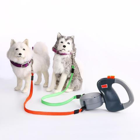 Retractable Dual Pet Dog Walking Leash - ENE TRENDS -custom designed-personalized-near me-shirt-clothes-dress-amazon-top-luxury-fashion-men-women-kids-streetwear-IG