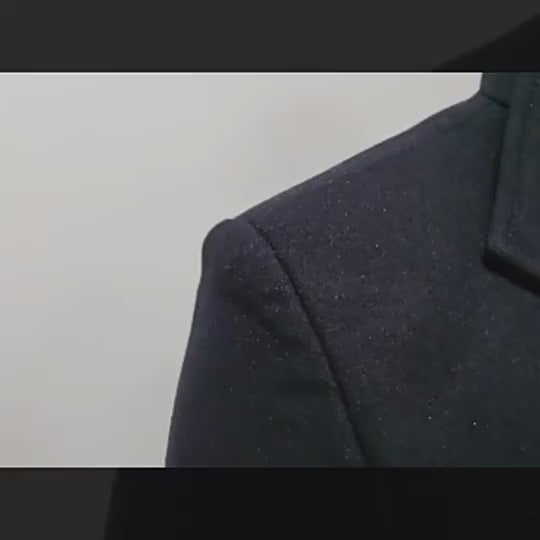D-Hitter High Quality Long Woolen Men's Coat Jacket